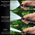 Portable High Pressure Washing Water Gun Car Wash Nozzle Adjustable Nipple Type Direct Spray Home Garden Shower Watering Hose - Image 7