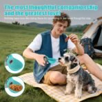 Portable Dog Water Bottle 10oz | Stainless Steel, No-Spill, with Bowl for Travel & Hikes - Image 6