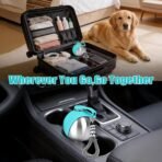 Portable Dog Water Bottle 10oz | Stainless Steel, No-Spill, with Bowl for Travel & Hikes - Image 10