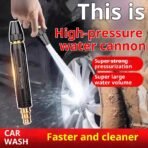 Portable High Pressure Washing Water Gun Car Wash Nozzle Adjustable Nipple Type Direct Spray Home Garden Shower Watering Hose - Image 6